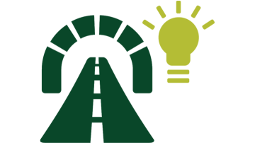 TunneLogic de Philips lighting: completo sistema de control para iluminación LED de túneles inteligente, incluida la iluminación de orientación.