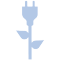 Icono de energéticamente eficiente