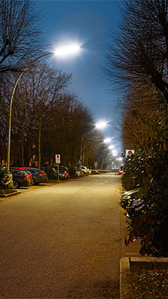 Iluminación de Philips Lighting que crea una atmósfera segura en los aparcamientos de la Clínica Asklepios St. George