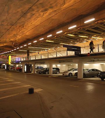 Las nuevas luces instaladas por Philips Lighting crean una atmósfera única en el garaje de P-Hämppi
