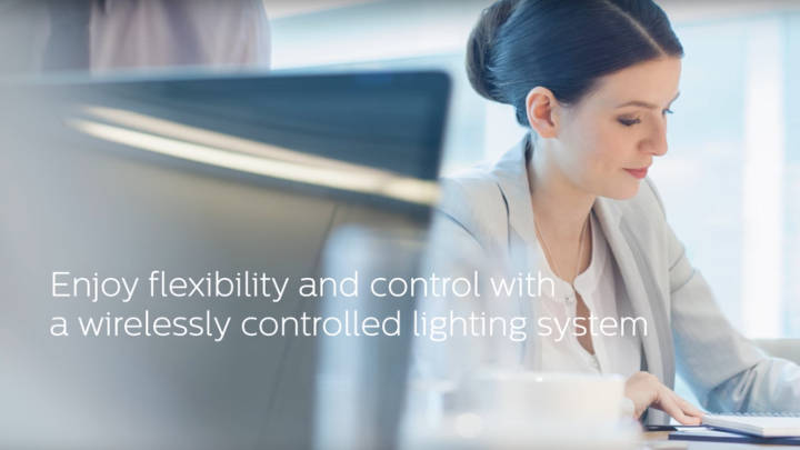 Sistema de iluminación por control inalámbrico: Philips SpaceWise