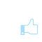 Icono de llave con un icono de pulgar hacia arriba